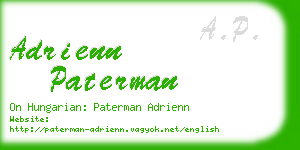 adrienn paterman business card